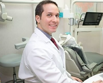 Dr. Sidney Sternberger at his Plainview dental office